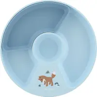 Mepal Mio Vakjesbord Little Dutch - Magnetronbestendig - Antislip - Met uitneembaar compartiment - Forest Friends