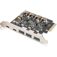 Digitus DS-30222 interfacekaart/-adapter Intern USB 3.2 Gen 2 (3.1 Gen 2), USB Type-C