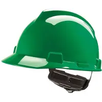 MSA BOUWHELM V-GARD FAS-TRAC - GROEN 52 T/M 64 CM