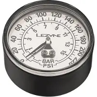 Lezyne 220 Psi Gauge 2.5 Inches For All Floor S Glue And O-ring Pomp
