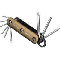 Topeak Torx Combo Multi Tool Zwart / Goud (9 Functies)
