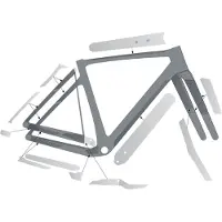 Syncros Frame Beschermings Kit voor Scott Addict Gravel Clear Matt