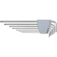 Ks Tools 964.0515 Inbus Haakse schroevendraaierset 1.5 mm, 2 mm, 2.5 mm, 3 mm, 4 mm, 5 mm, 6 mm 7-delig