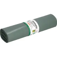 Deiss LOOP PLUS afvalzakken, 120 liter, gerecycled LDPE, B 700 x H 1100 mm, naturel, 250 stuks