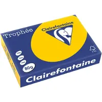 Clairefontaine Gekleurd papier Zonnebloemgeel A4 160 grams (250 vel)