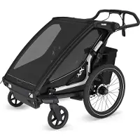 Thule - Sportieve kinderwagens - Chariot Sport 2 Double Black voor Unisex - Zwart