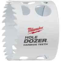 Milwaukee Hole Dozer Gatzaag met Carbide-tanden TCT Hole Dozer Gatzaag 64 mm - 1 st - 49560727