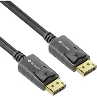 Sonero DisplayPort 1,4v kabel, 8K60, 30AWG, zwart, 5,00m