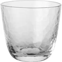 Broste Copenhagen Hammered tumbler 15 cl Helder.