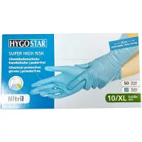 Hygostar Nitril Chemische Beschermhandschoenen Super High Risk 50 St