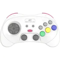 Retro-Bit - SEGA Saturn PRO Controller - White