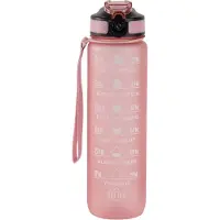 Motivai Motivatie Waterfles - Roze - 1000 ml
