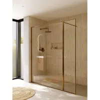 Riho Define 400 Inloopdouche Met Profiel 180cm - Koper - Gehard Glas - Douche, Douchewanden, Inloopdouche, Vaste Wand Met Zijwand - 8720702264020