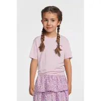 Name it KIDS T-shirt roze Meisjes Katoen Ronde hals Backprint - maat 116