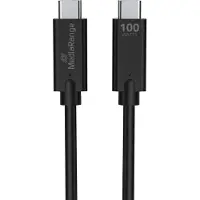 MediaRange USB-C Lade-/Datenkabel USB 3.1 sw
