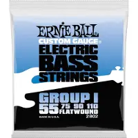 Ernie Ball 2802 Flatwound Bass String Group I 55 - 110 snaren