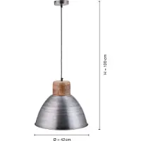 JUST LIGHT SAMIA 11985-77 Hanglamp E27 IJzer