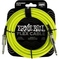 Ernie Ball Flex Instrument Cable Straight/Straight 6 m Recht - Recht Instrumentkabel