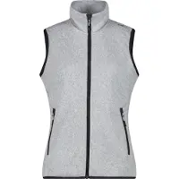 CMP - Women's Vest Jacquard Knitted - Fleecebodywarmer 40, grijs