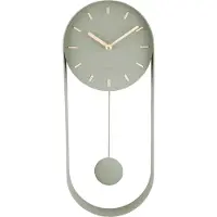 Karlsson Wandklok Pendulum Charm Groen Ø 20 X 50cm