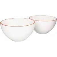 MamboCat Set van 2 slakommen Wol 17,5cm S wit - 1830/17,5