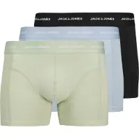 Jack & Jones Boxershorts 'JACTom' pastelblauw / pastelgroen / zwart / wit
