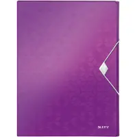 Leitz 4629 WOW documentenbox paars metallic 30 mm (250 vellen)