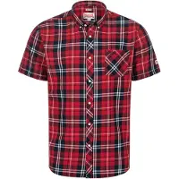 Lonsdale Overhemd 'Brixworth' navy / rood / wit