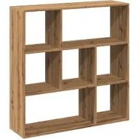 vidaXL Kamerscherm / boekenkast 102x29x103,5 cm hout artisanaal eiken