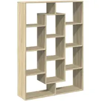 vidaXL Boekenkast 102x29x143 cm bewerkt hout sonoma eikenkleurig