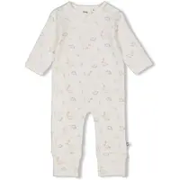 Feetje boxpak Dino offwhite/blauw/bruin Ecru Jongens Stretchkatoen Ronde hals - maat 86
