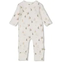 Feetje boxpak Pears offwhite/groen/oranje Ecru Jongens/Meisjes Stretchkatoen Ronde hals - maat 74