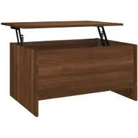 vidaXL Salontafel 80x55,5x41,5 cm bewerkt hout bruin eikenkleur