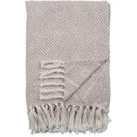 House Nordic Plaid Cort | House Nordic katoen beige 160x130x1 cm plaids | NADUVI