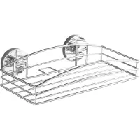 Wenko Vacuum-Loc Doucherek chroom 26x15cm - Douchemand - Bevestigen zonder boren