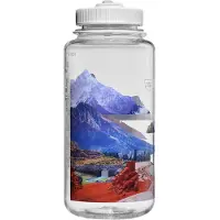 Nalgene - Wide-Mouth Bottle - drinkfles - waterfles - 1000ml - Mixed Landscapes - Sustain - BPA free