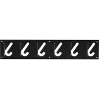 Gispen 1x6 - Kapstok - Zwart - 60 cm breed