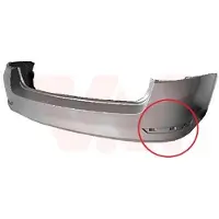 VAN WEZEL 7632546 Achterbumper