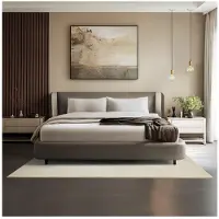 TecTake Kortpolig Vloerkleed -140 x 200 cm - Beige - Tapijt voor Woonkamer, Slaapkamer, Eetkamer - Onderhoudsvriendelijk en Wasbaar - Antislip Ondertapijt - Allergievriendelijk - Diverse maten en