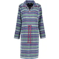 Cawö Badjas Home 6218 Women Rits & Tunnelkoord Multicolor-38
