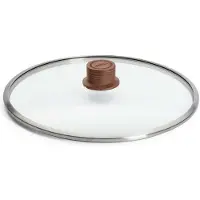 Woll Veiligheidsglas Deksel, ø 30 cm, Beukenhout - | EcoLogic QXR