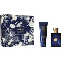 Versace Dylan Blue Pour Homme eau de toilette set: 50 ml + 50 ml aftershave balsem + 50 ml douchegel