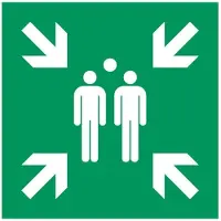 ARBO centrum Verzamelplaats pictogram
