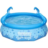 Bestway Octopool Ø274x76 Cm Round Inflatable Pool Blauw 3153 Liters