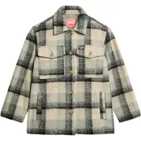 Superdry Tussenjas beige / mintgroen / zwart