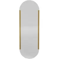 Kalune Design Wandspiegel Caprice | metaal goudkleurig 50x150x2 cm wandspiegels | NADUVI