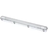 Sygonix LED-kuiplamp voor vochtige ruimte LED-buis T8 22 W Neutraalwit Grijs (doorschijnend)