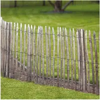 Tuindeco Engelse kastanjehekwerk op rol 120 cm/7,5 cm/2 draden