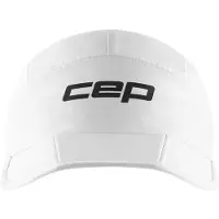 Cep Core Run Foldable Cap, hardlooppet, wit