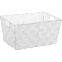 Wenko Opbergmand Wenko Adria Polypropyleen Wit 15x20x30cm